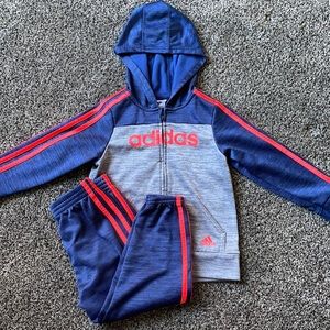 Toddler size 4 Addidas track suit